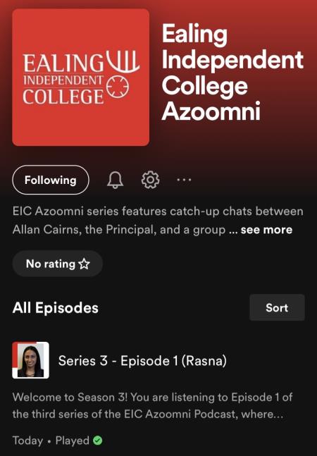 College Catch Up - March 11 - Return of the EIC Azoomni Podcast and more
